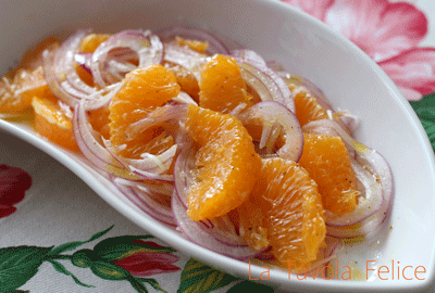 オレンジと玉葱のサラダ-